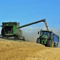 operating combine harvester
